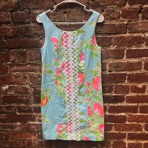 Lilly Pool Blue Pink Lemonade Cathy Shift Dress